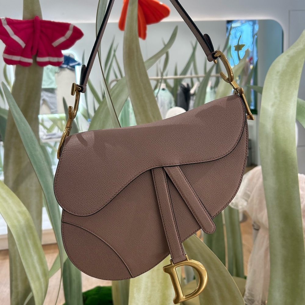 Christian Dior Saddle Bag blush